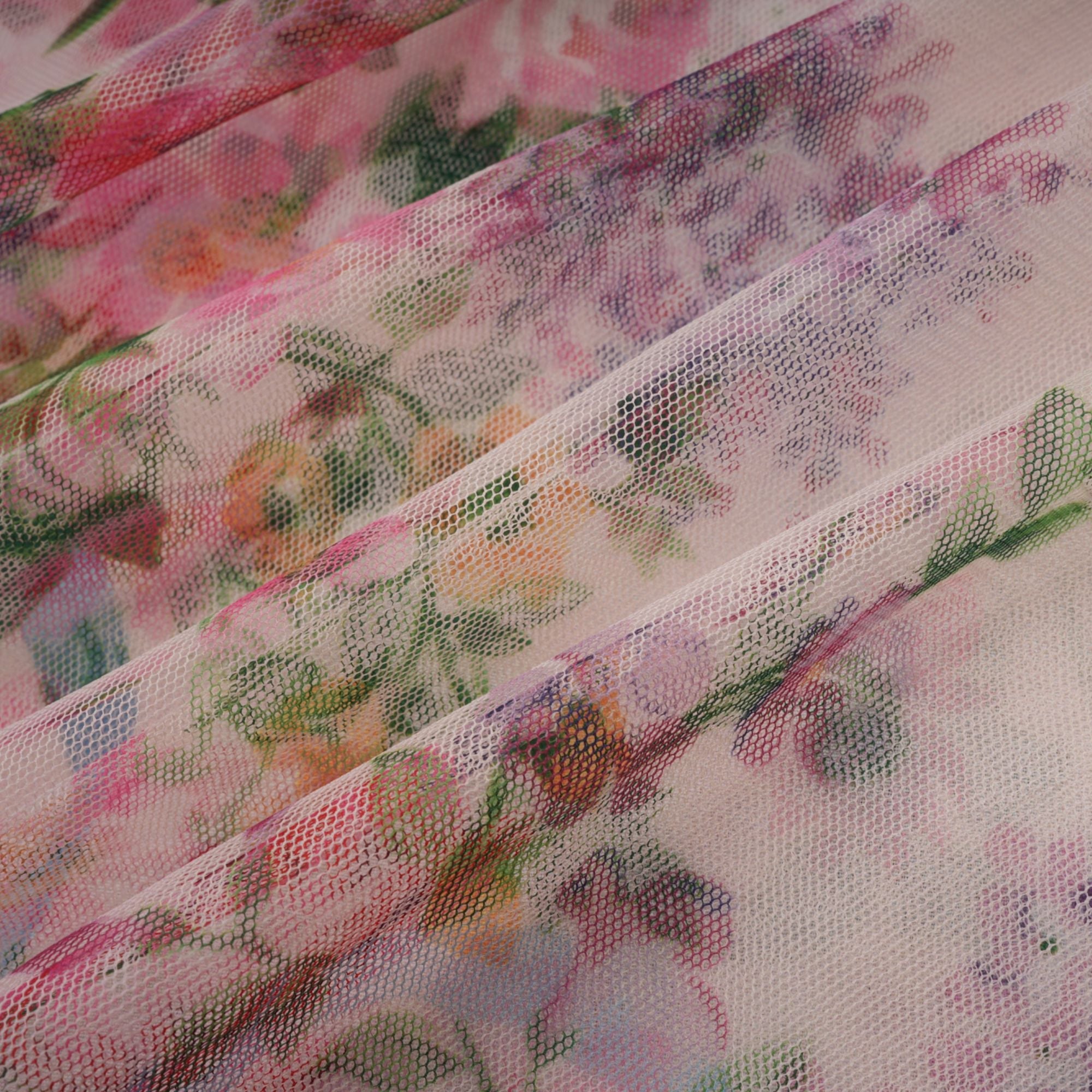 Candice floral ruffled tulle midi dress (Final Sale-US Only)