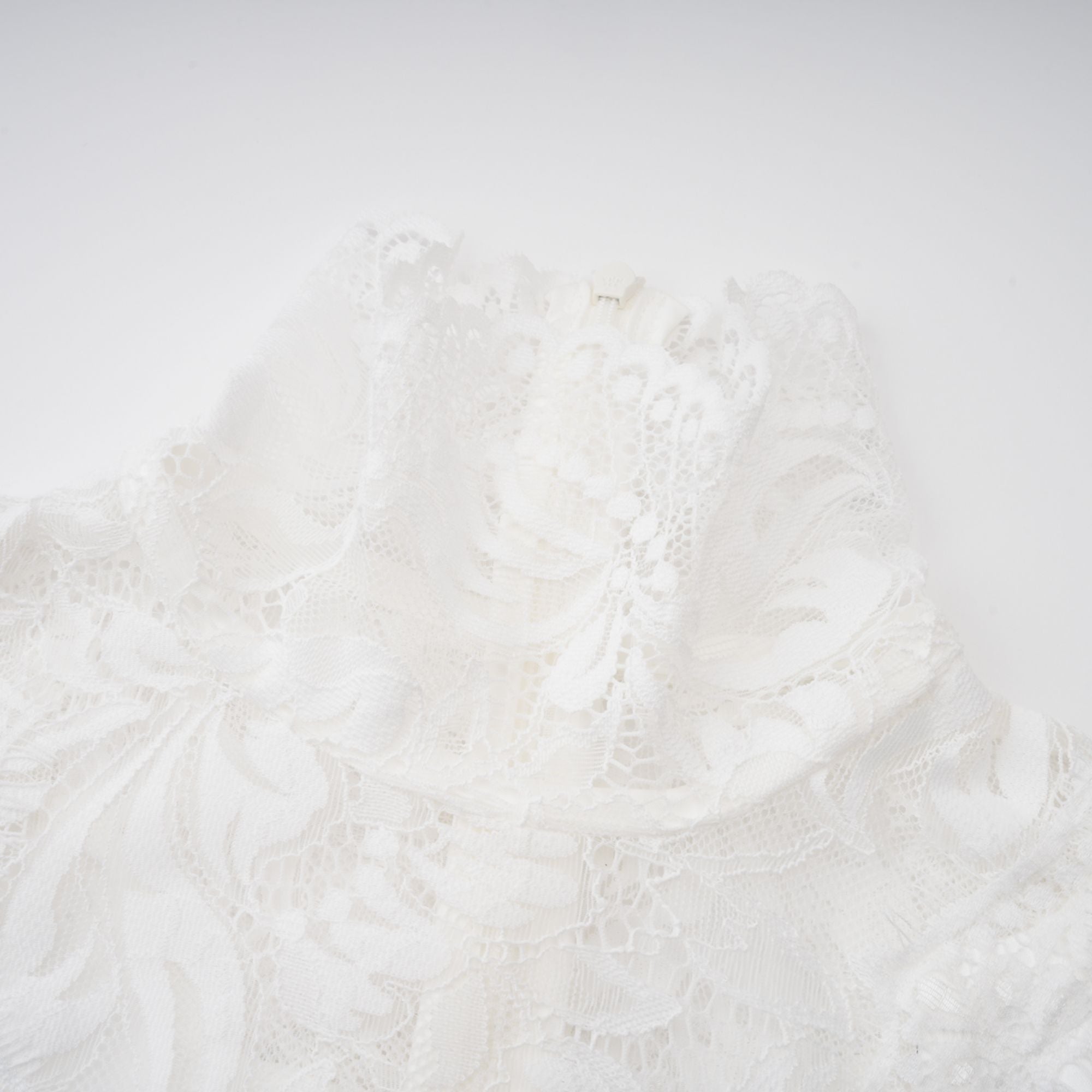 Airelle White Satin Panel Lace Maxi Dress (Final Sale)