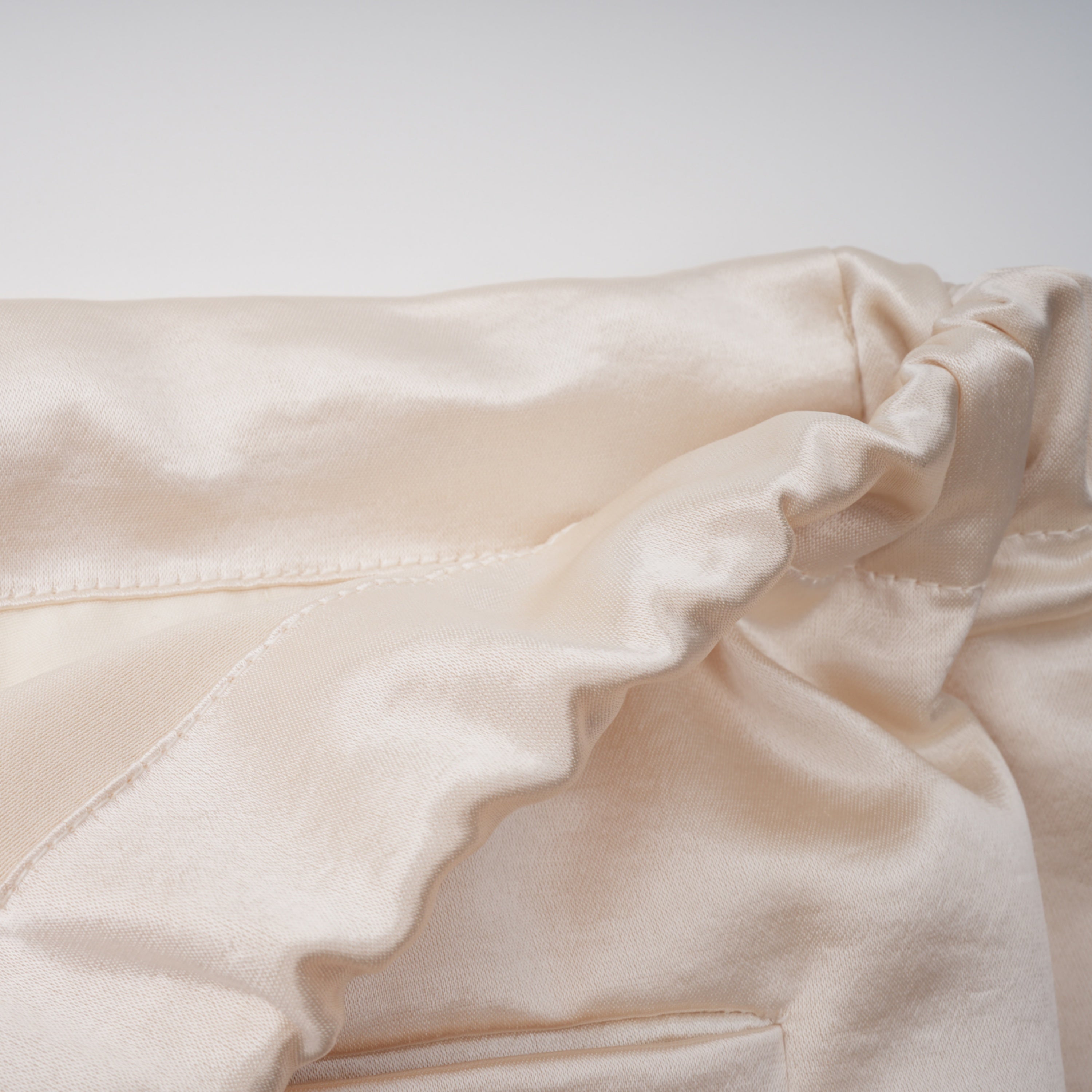 Dolores Cream Round Neck Crop Top & Trousers Set