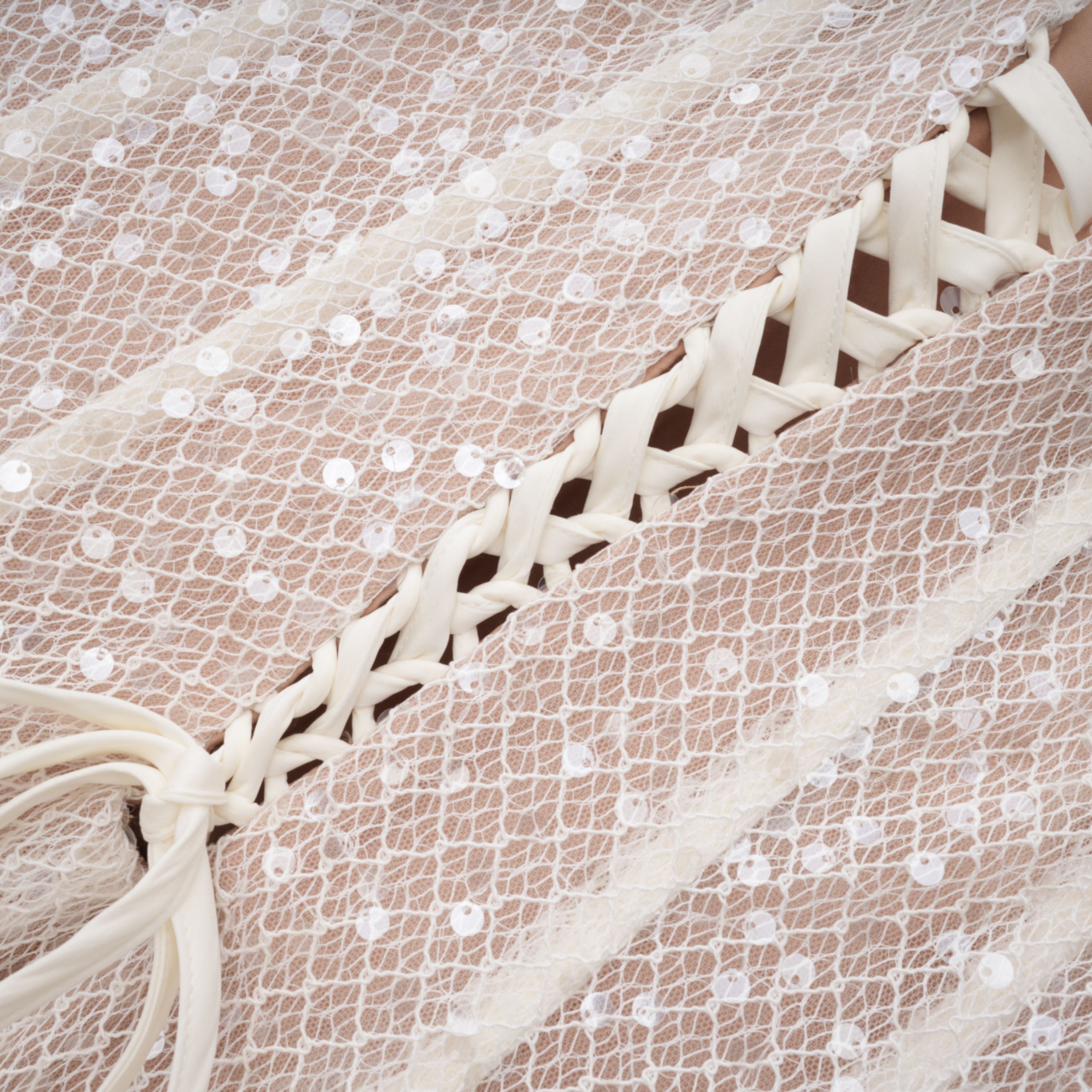 Esme White Off Shoulder Embellished Maxi Dress (Final Sale-US Only)