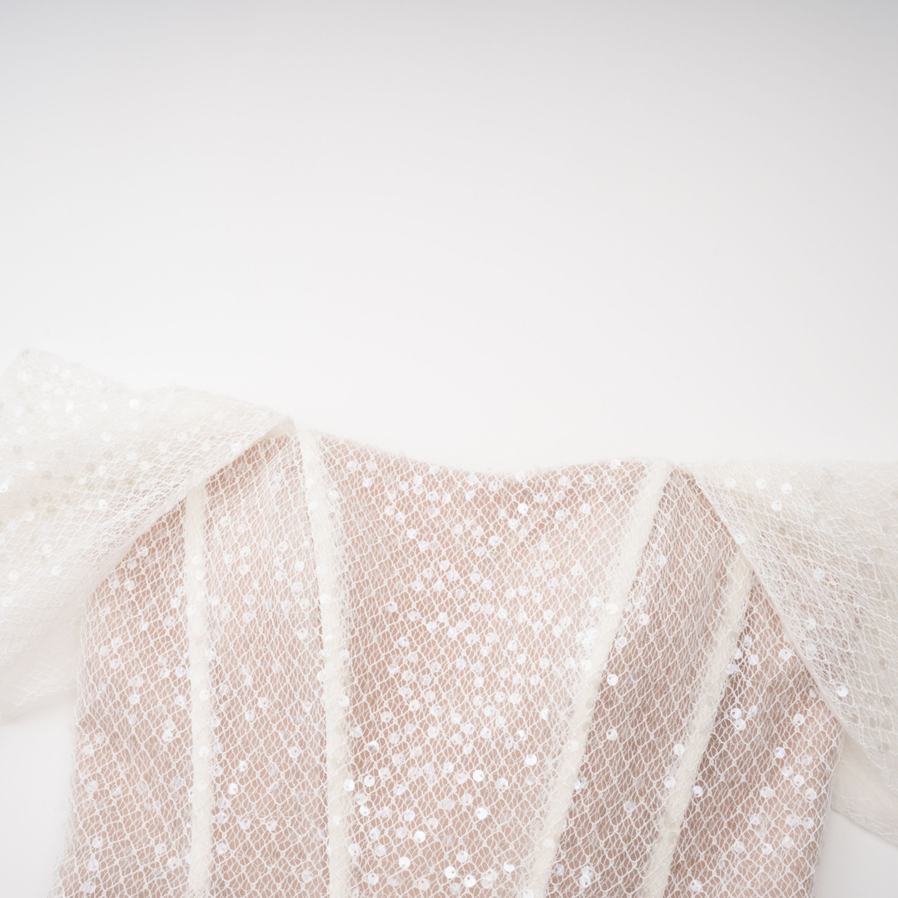 Esme White Off Shoulder Embellished Maxi Dress (Final Sale-US Only)