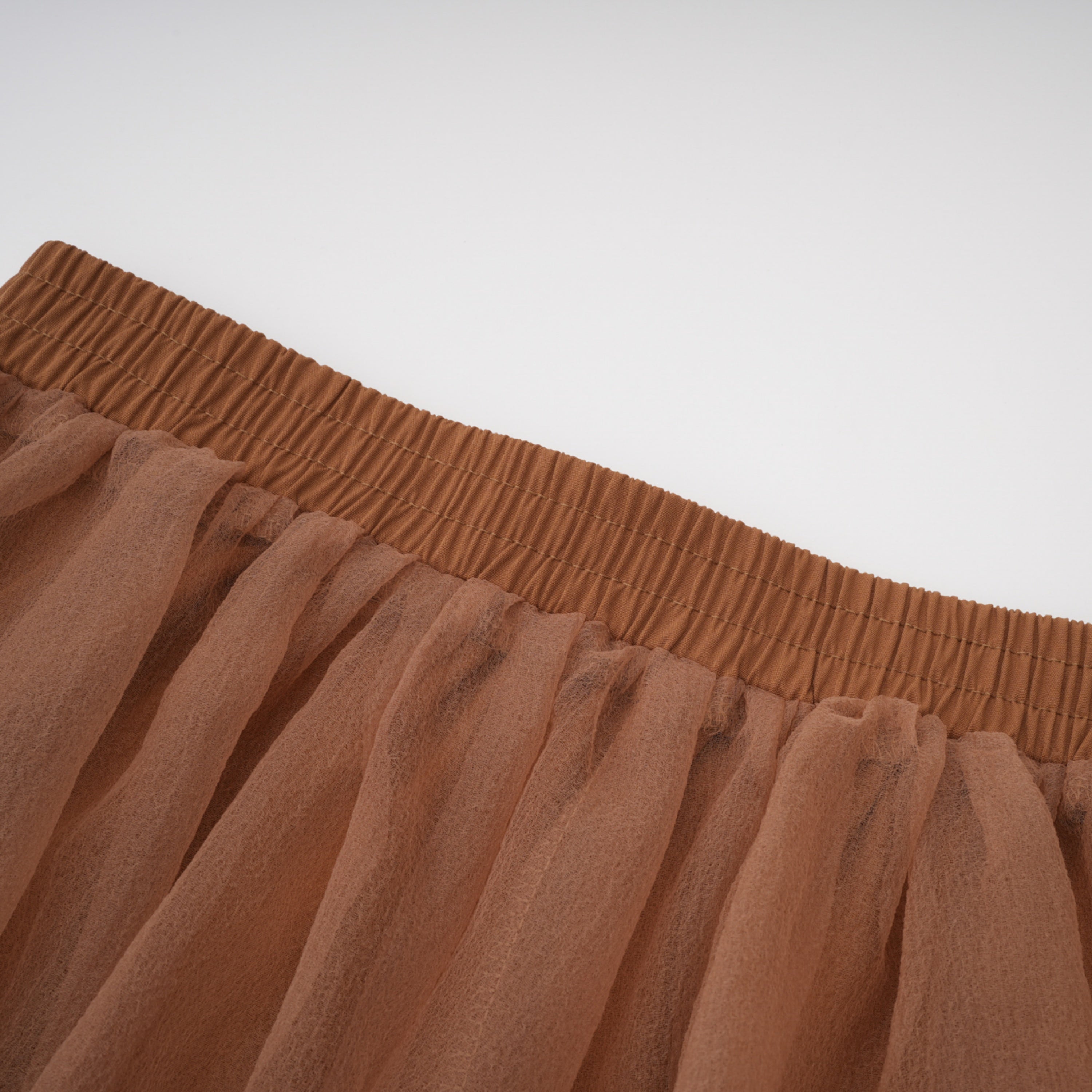 Holly Chocolate Brown Halterneck Mesh Mini Dress