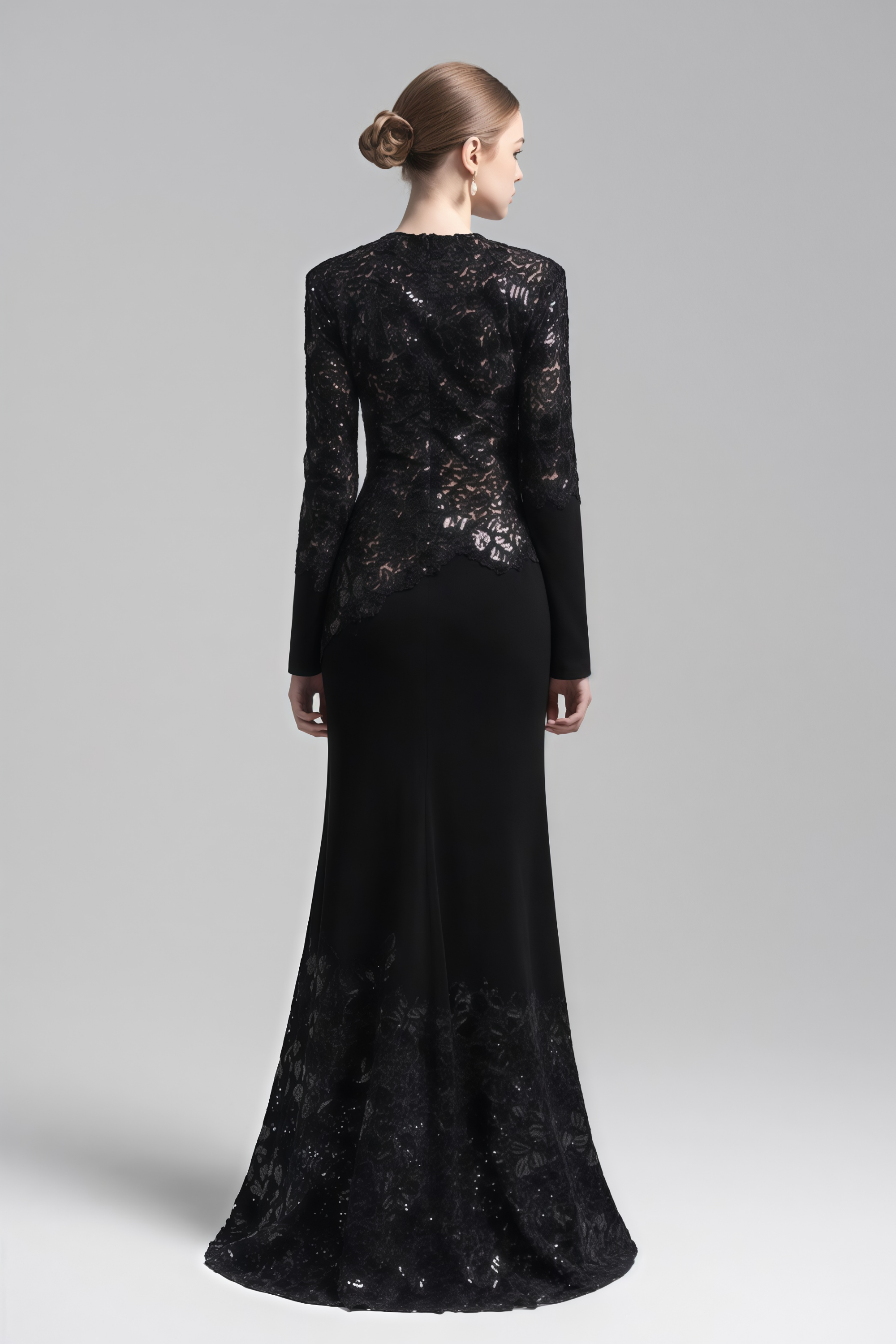Mathilde Black Embroidered Maxi Dress (Final Sale)