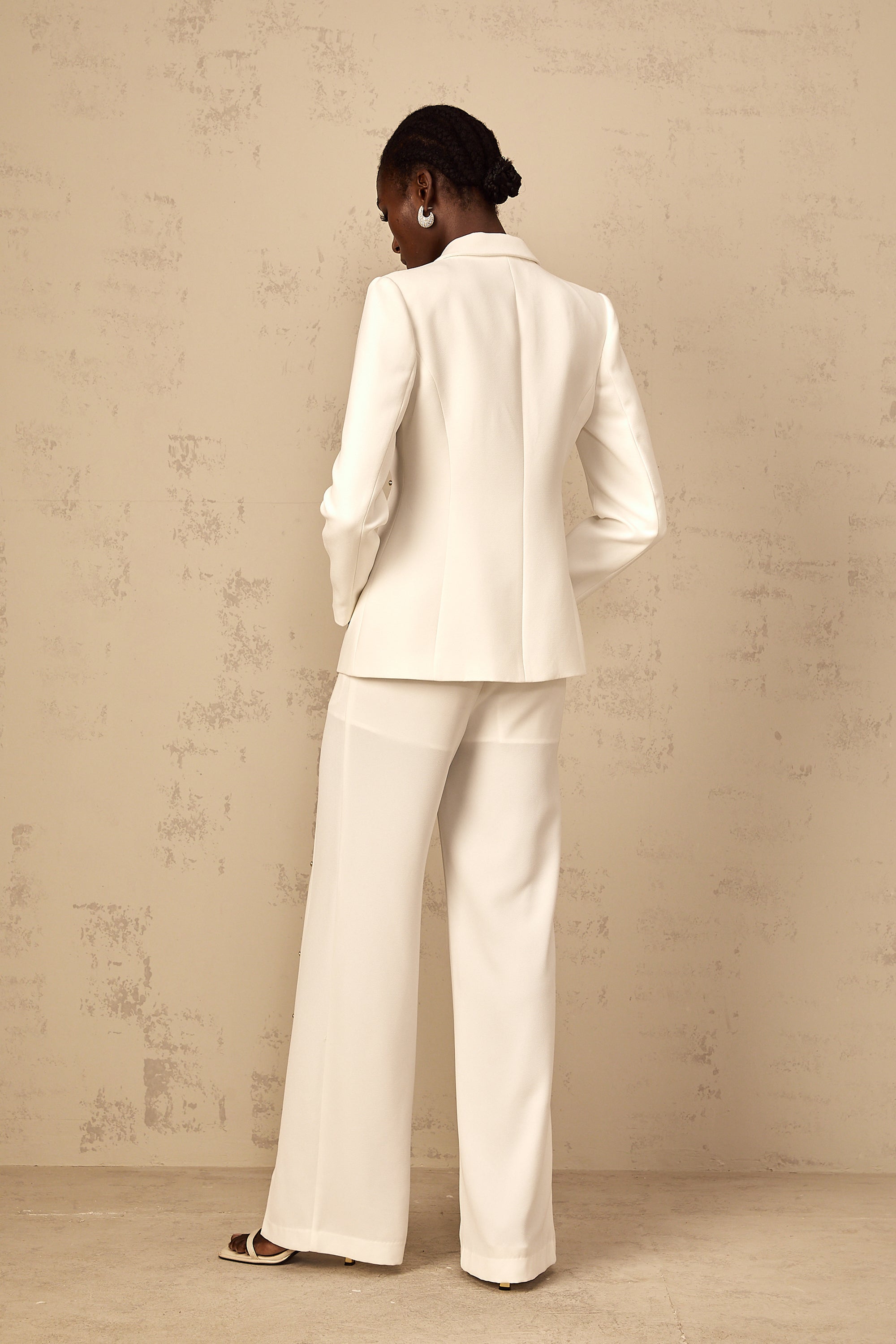 Frida Embellished Blazer & Trouser Pant Set (Final Sale-US Only)