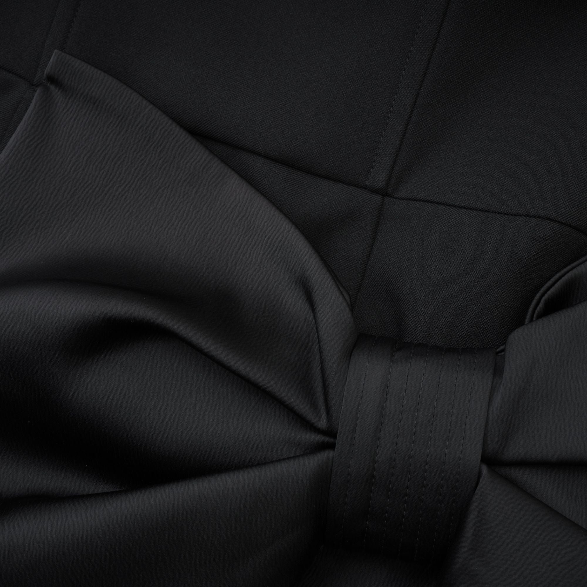 Lanetta bowknot asymmetrical dress (Final Sale)