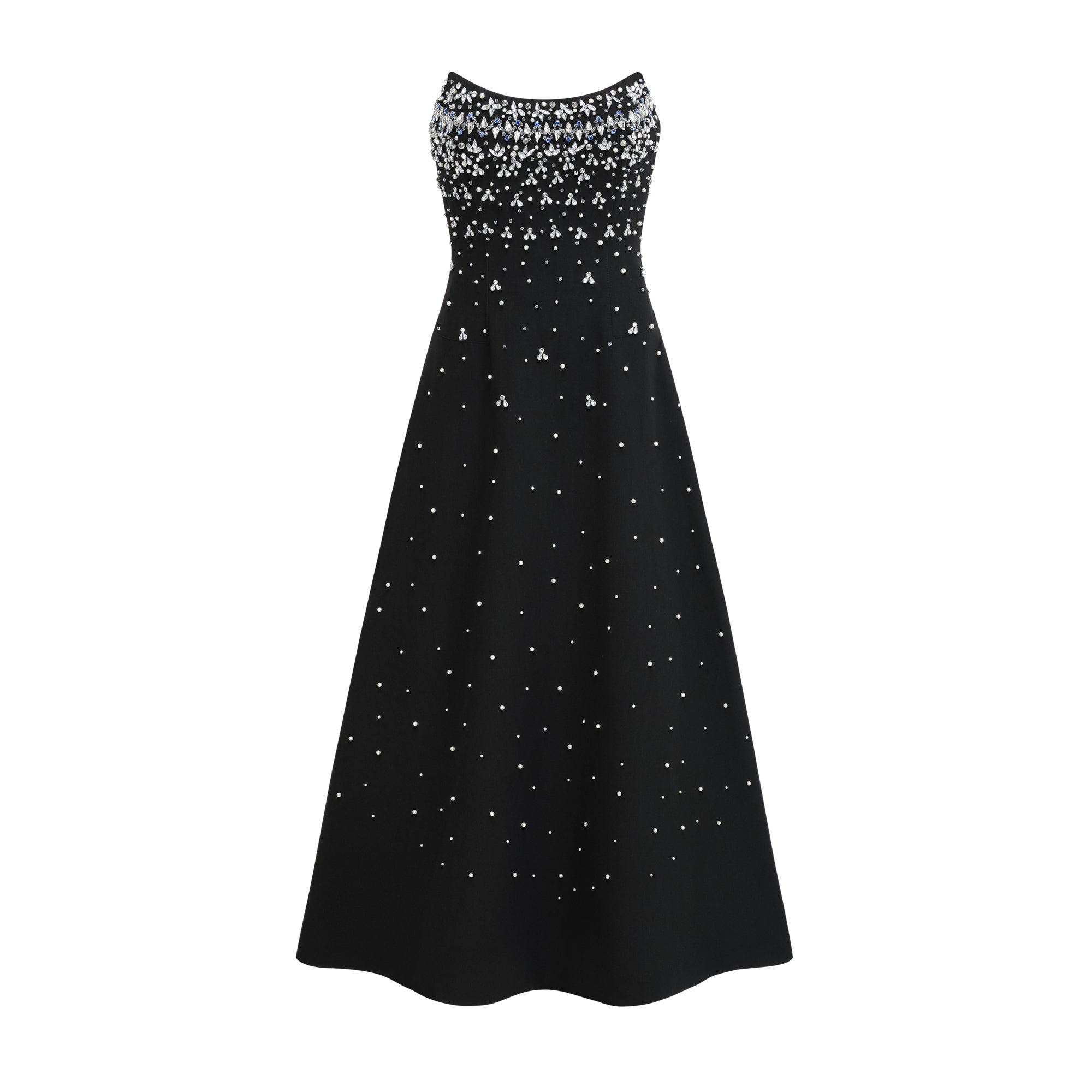 Melisande white embellished maxi dress (Final Sale-US Only)