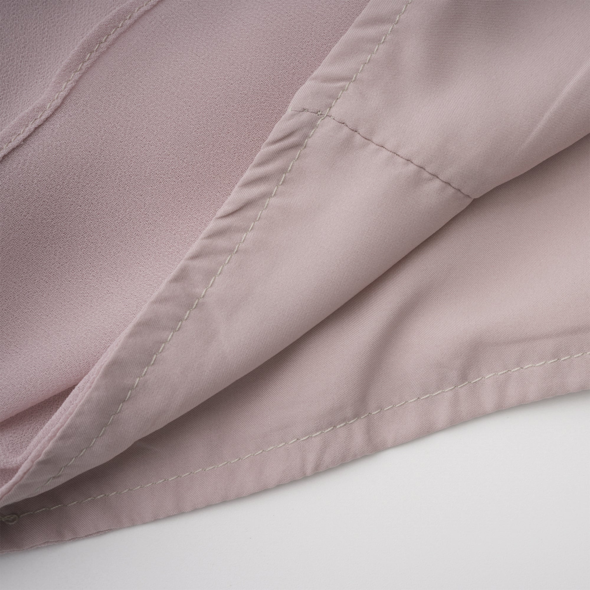 Wilhelmina Dusty Pink Asymmetrical Ruched Maxi Dress