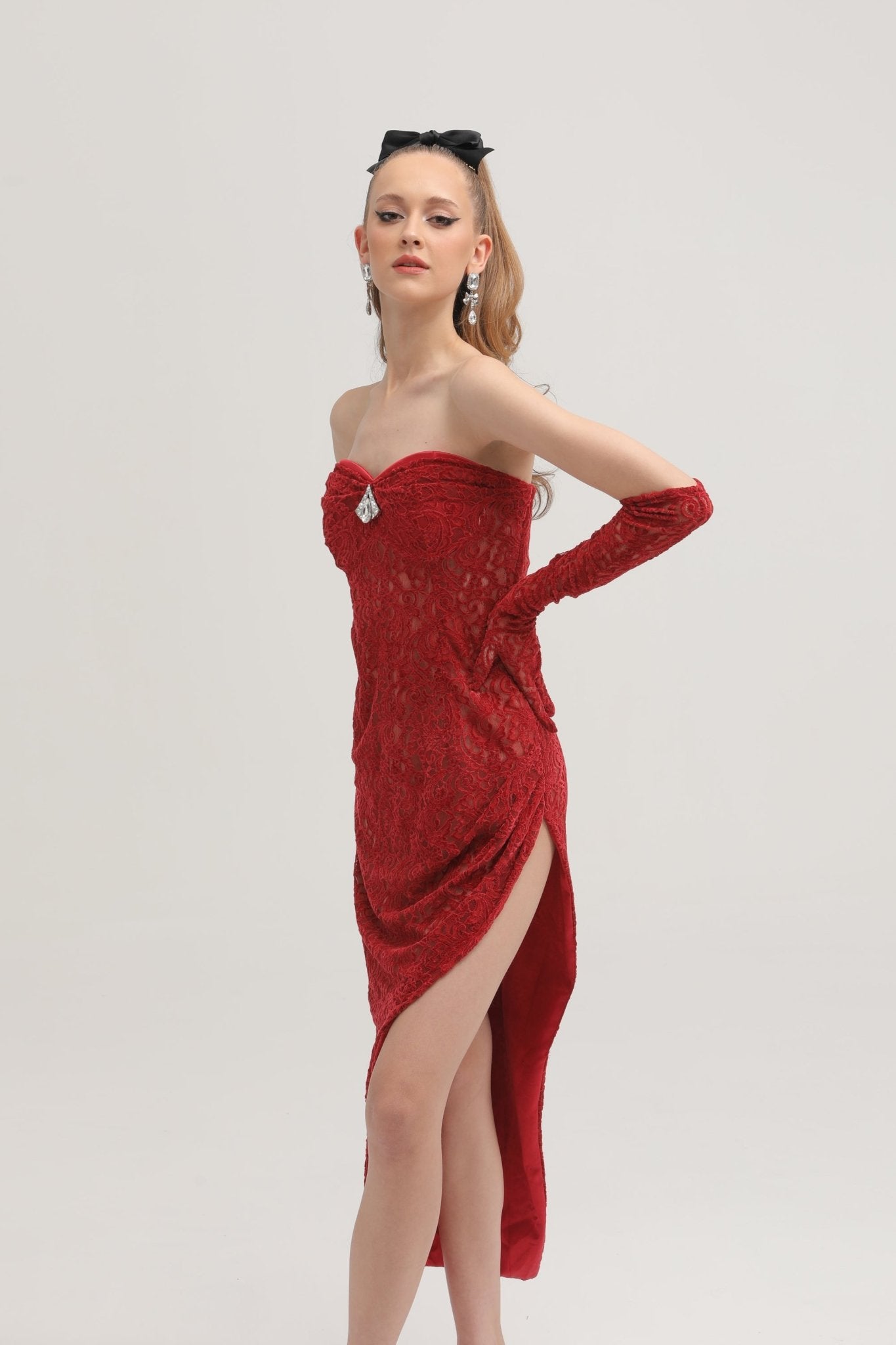 Robe Belle (avec gants) - Miss Rosier - Boutique en ligne pour femmes