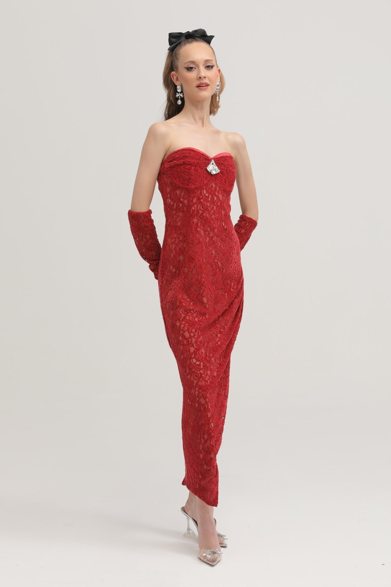 Robe Belle (avec gants) - Miss Rosier - Boutique en ligne pour femmes