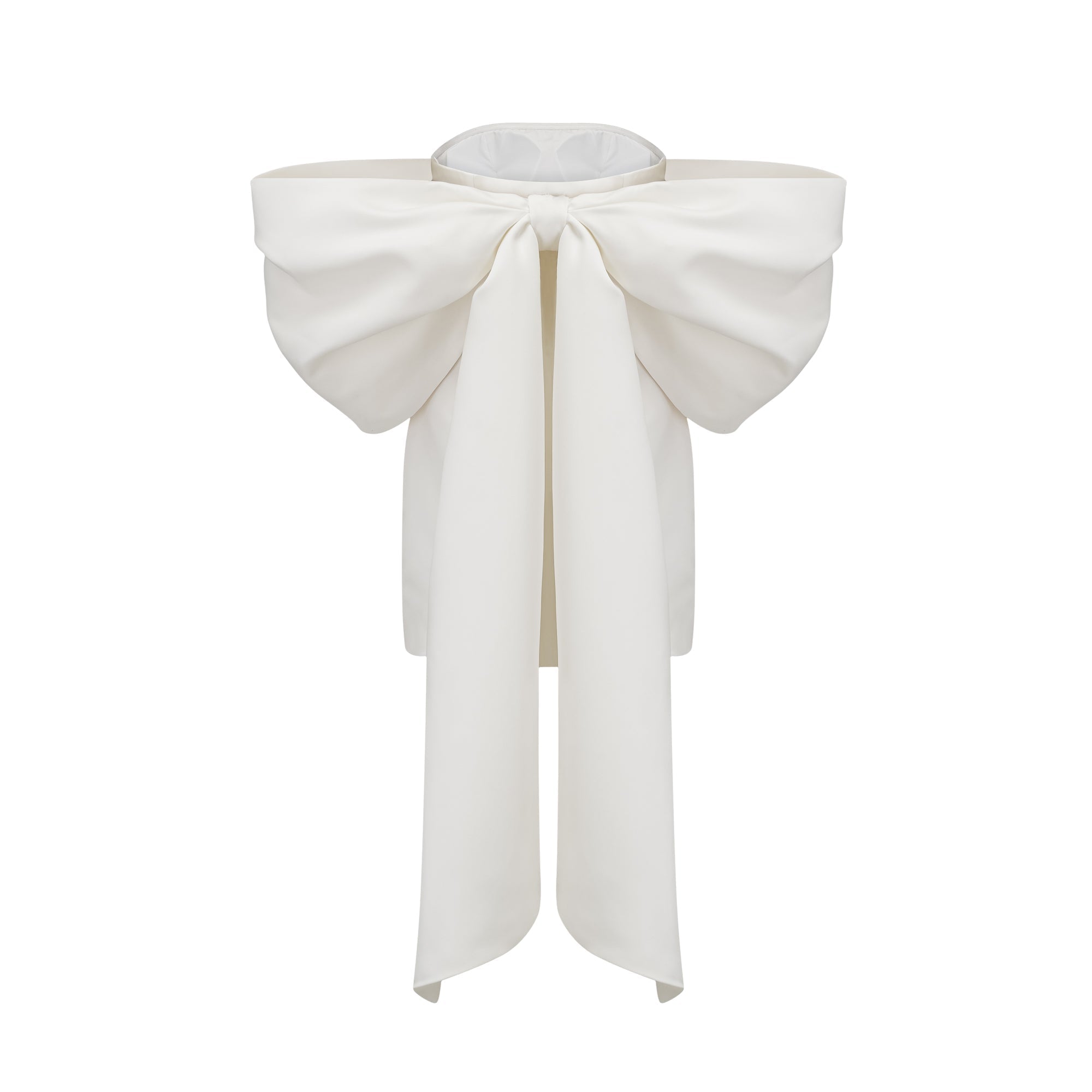 Hélène oversize-bow mini dress - Miss Rosier - Women's Online Boutique